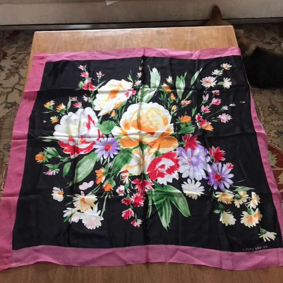 NWT Laura Ashley Silk Scarf